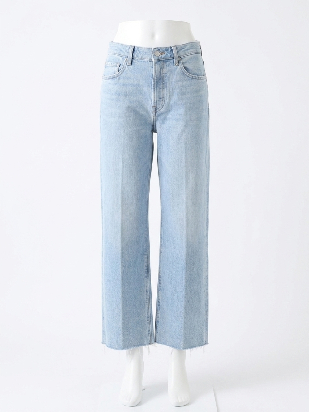 NEW PAIGE leenah ankle wide leg jeans in brightside